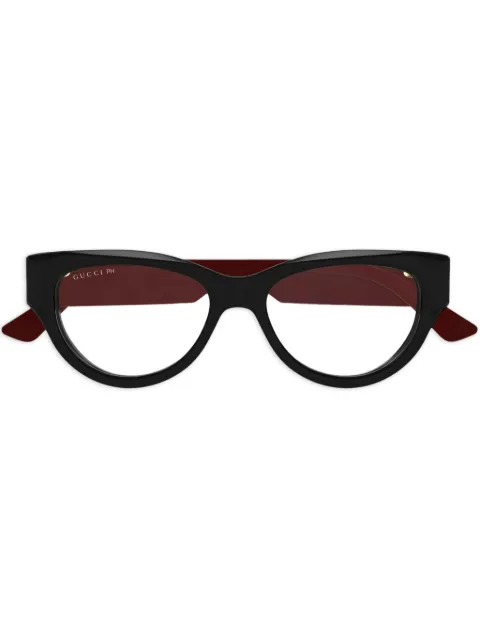 Gucci Eyewear cat-eye glasses Black GG1665S001