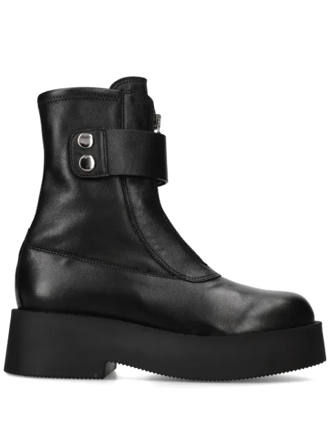 Premiata leather ankle boots Black M6833NAPPANAPPASTRETCHNERO