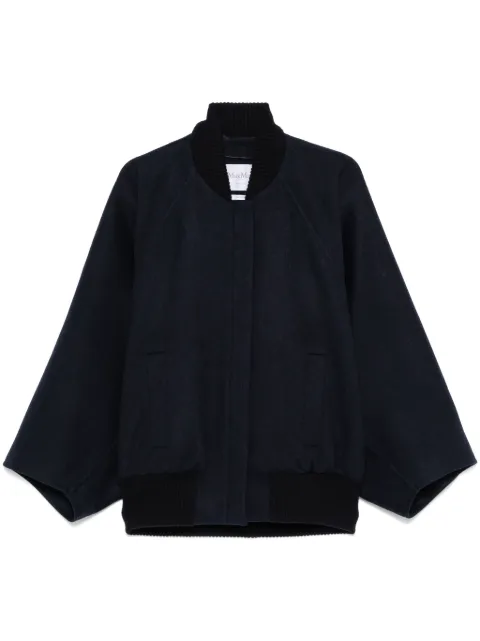 Max Mara Zenone bomber jacket Blue 2421086113600