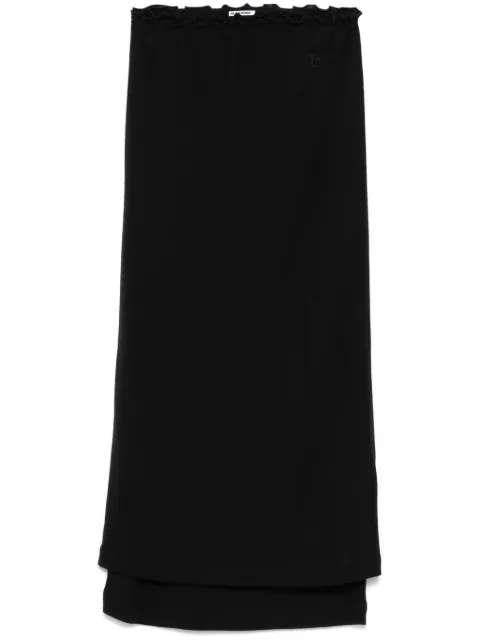 Jil Sander layered midi skirt Black J40FV0116J20226