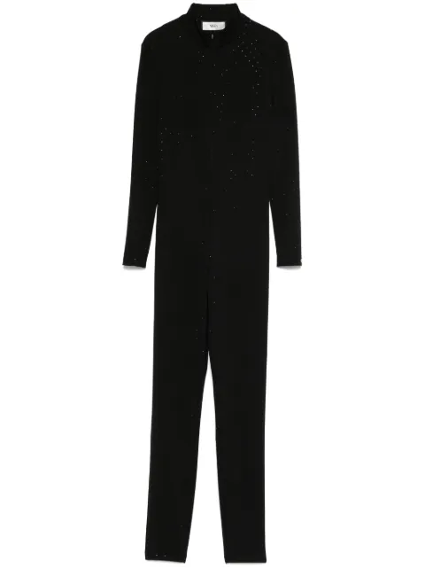 NISSA crystal-embellished jumpsuit Black SALO15397