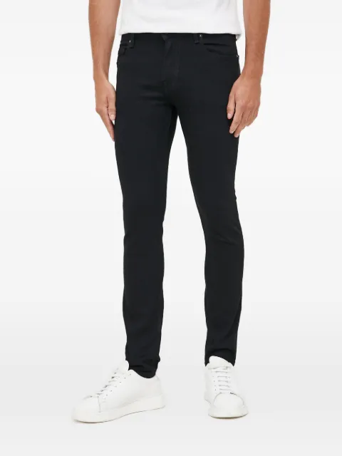 GUESS USA Chris logo-patch jeans Black M2YA27D4Q51