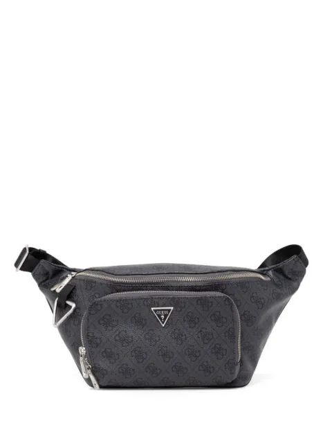 GUESS USA monogram-logo belt bag Grey HMMILOP4256