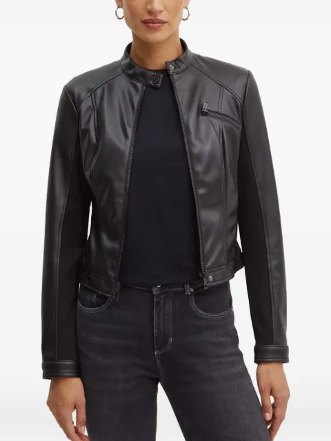 GUESS USA zip jacket Black W4YL04WE480