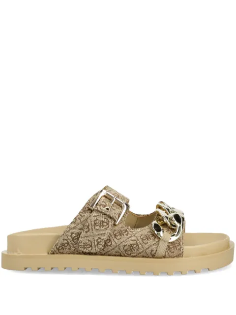 GUESS USA chain link-detail sandals Neutrals FL6FT2FAL03