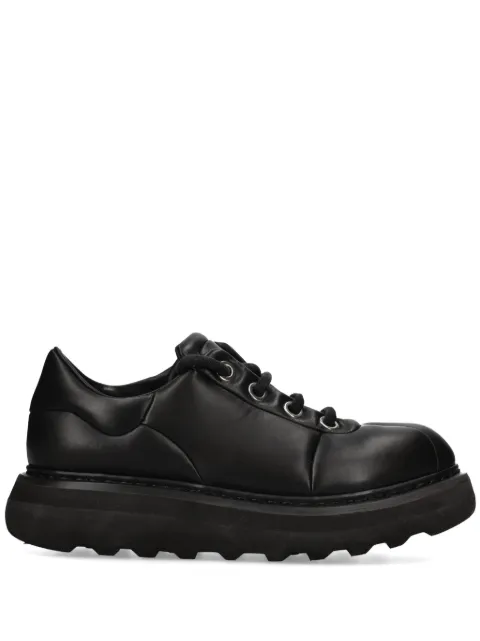 Premiata leather Derby shoes Black 32129LANDNERO