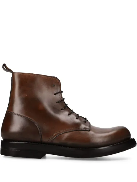 Premiata leather oxford shoes Black 32201