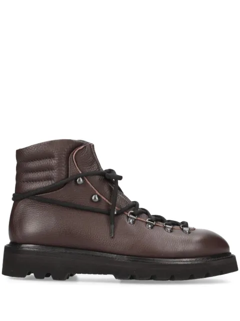 Premiata leather ankle boots Brown 32122NODIKTMORO