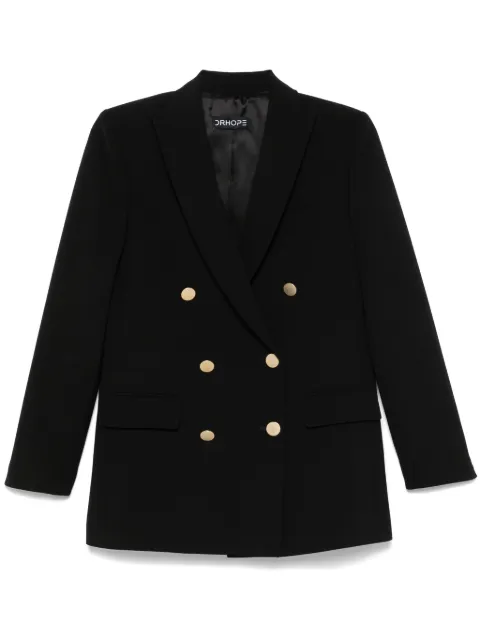DRHOPE double-breasted blazer Black 3687BO2531
