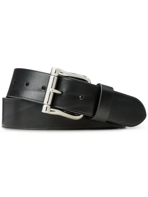Ralph Lauren Purple Label leather belt Black 404141603001
