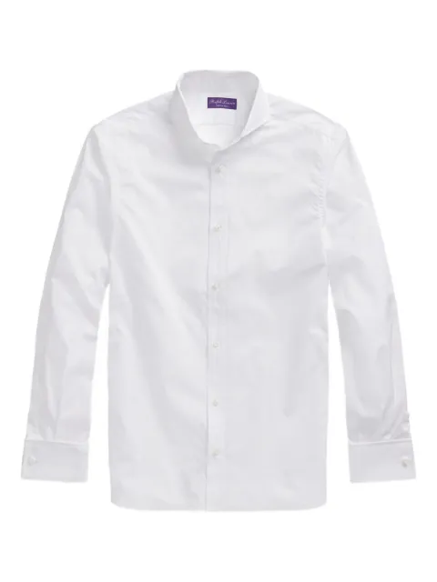 Ralph Lauren Purple Label cotton-poplin dress shirt White 791530489001
