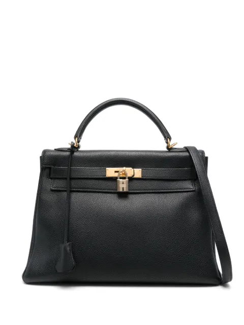 Hermès Pre-Owned Kelly 32 handbag Black HERMSKELLYGRAINNERA