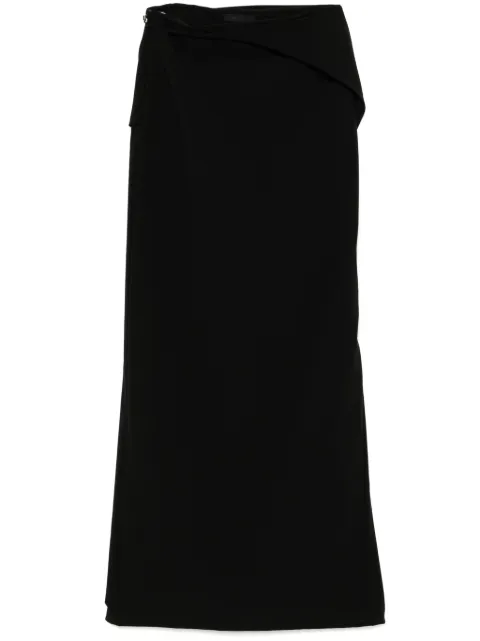 HELIOT EMIL panel detailing skirt Black PREAW24W12039