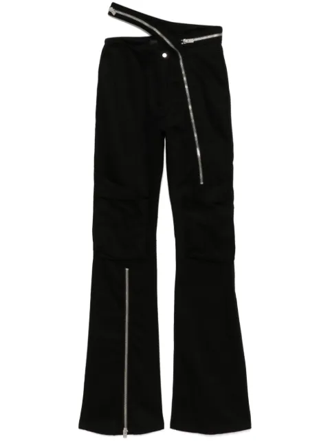 HELIOT EMIL bootcut denim trousers Black HEW10124