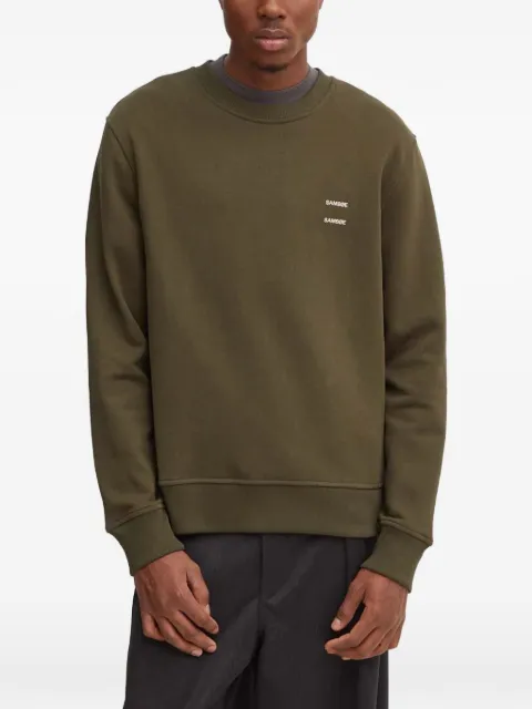 SAMSOE SAMSOE crew-neck sweatshirt Green M22300127