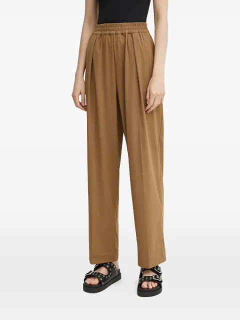 SAMSOE SAMSOE elasticated-waist trousers Brown F23100048