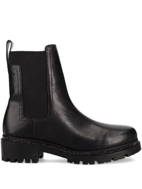 DKNY leather chelsea boots Black K3261022