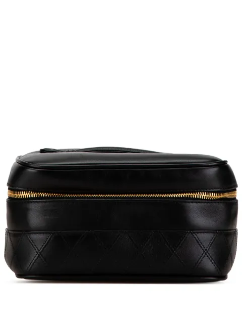 CHANEL Pre-Owned 1996-1997 CC Lambskin Case vanity bag Black JS8OG43D17JC9L6Q