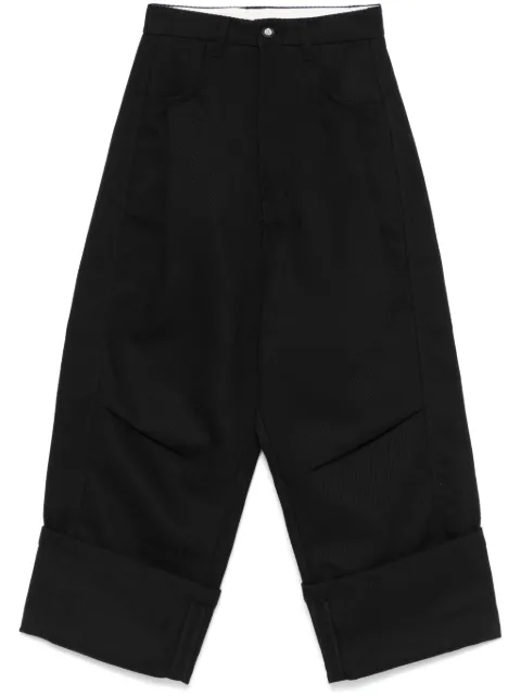 Ader Error cropped trousers Black BN01FWBT0102BK