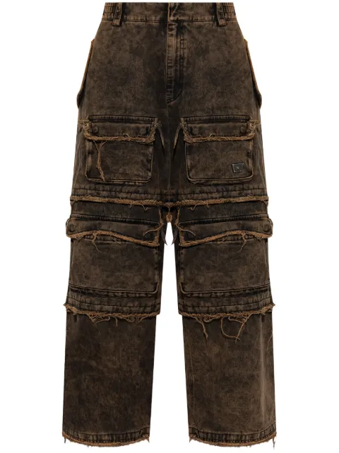 MISBHV Ibiza Oversize cargo jeans Brown 241M320