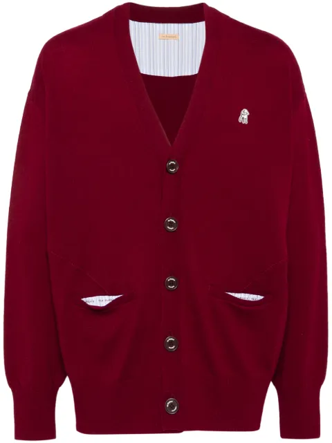 Undercover sheep patch cardigan Red US2D49922