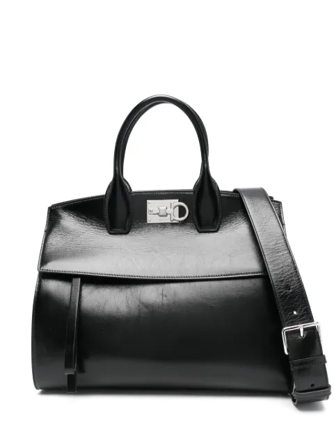 Ferragamo large Studio Soft tote bag Black 775090