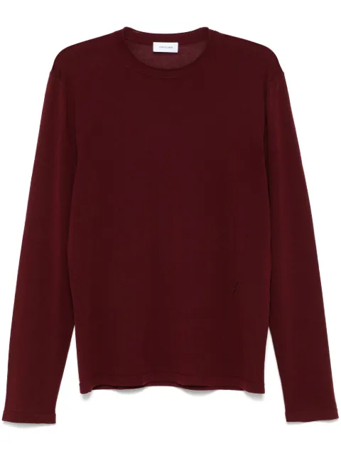 Ferragamo logo-embroidered sweater Red 778371
