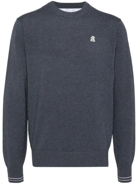 Undercover sheep patch jumper Blue US2D49912