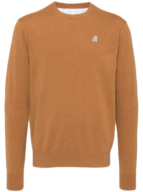 Undercover sheep patch jumper Brown US2D49911