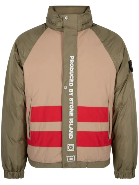 Supreme x Stone Island reversible "Olive" down jacket Green SU633