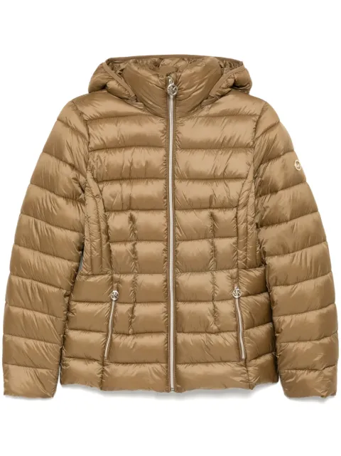 Michael Michael Kors hooded packable jacket Brown M426882B83