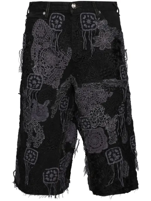 EARTHLING VIP Poetic Lust denim shorts Black 191