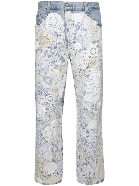 EARTHLING VIP Poetic Lust wide-leg jeans Blue 227