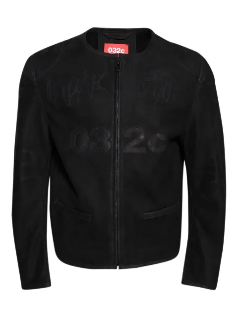 032c Thistles leather jacket Black S25URL1701000
