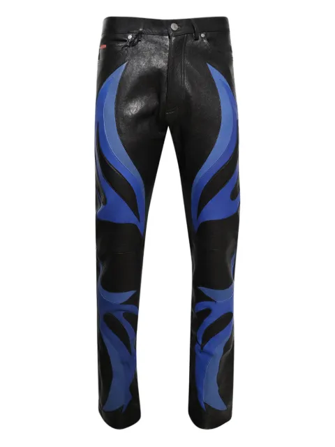 Martine Rose leather trousers Black 547LF06013