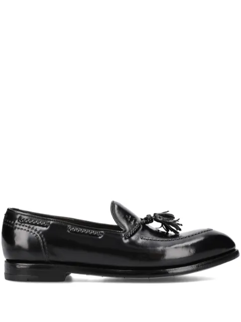 Premiata leather loafers Black 32056KINGBRASSNERO