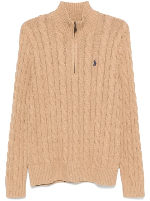 Polo Ralph Lauren cable-knit sweater Brown 710810841003