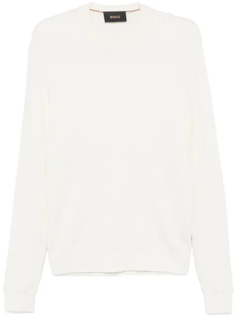 BOSS Eldo sweater White 50526675