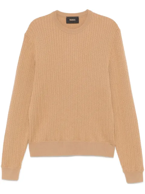 BOSS Eldo sweater Brown 50526675