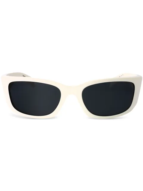 Prada Eyewear shield sunglasses White 0PRA14S1425S0