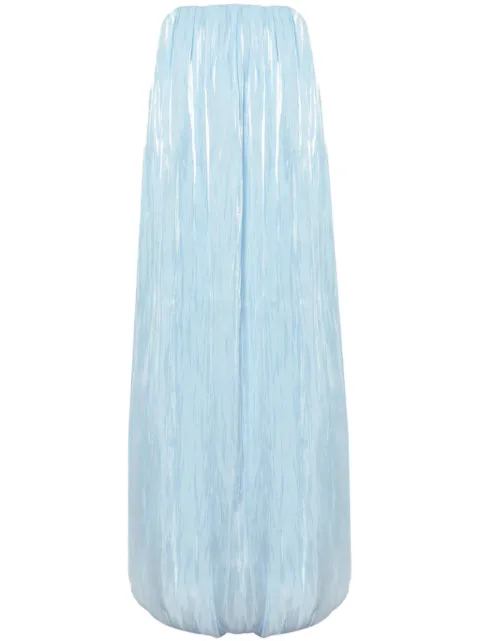 A.M.G. Balloon maxi dress Blue DR0223