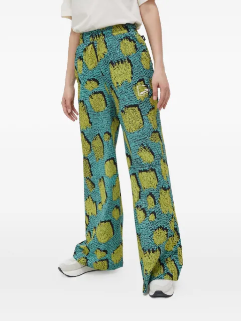 PUMA patterned trousers Blue 538016