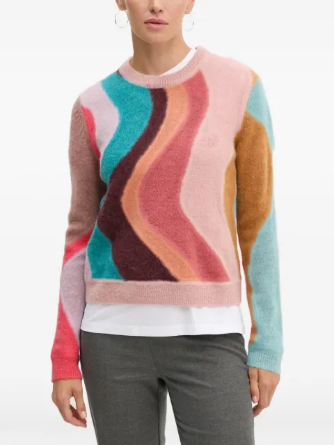 PS Paul Smith wave-pattern sweater Pink W2R441NN31246