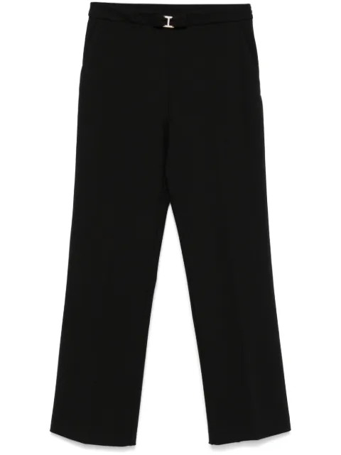 TWINSET bow-detailing trousers Black 242TT2048