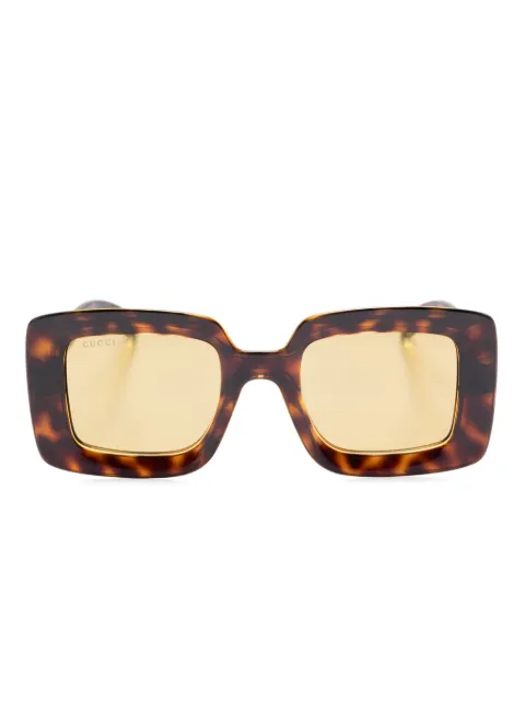 Gucci Eyewear square-frame sunglasses Brown GG1718S002