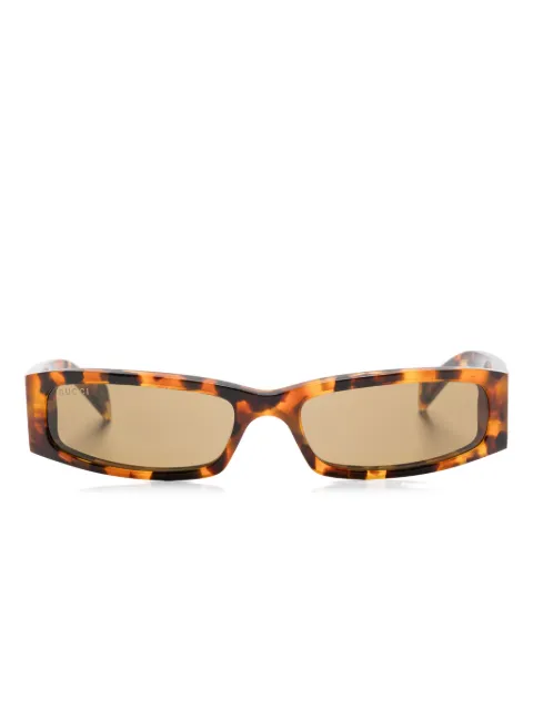 Gucci Eyewear rectangle-frame sunglasses Brown GG1778S