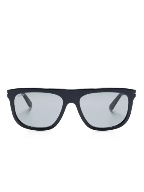 Gucci Eyewear oval-frame sunglasses Blue GG1726S003