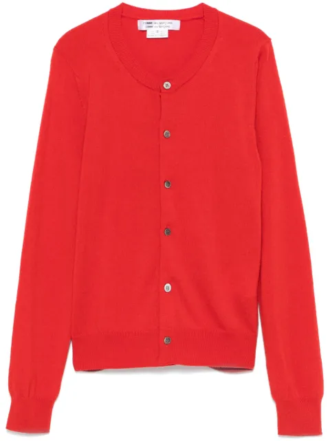 Comme Des Garçons Comme Des Garçons cashmere cardigan Red RNN502