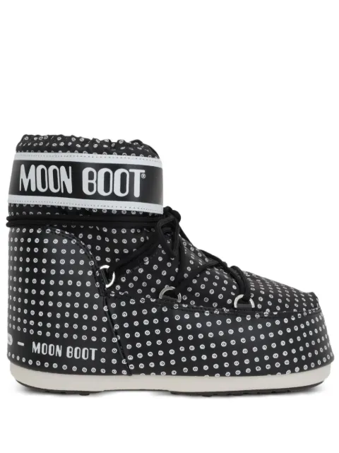 Moon Boot logo-print snow boots Black 80D1405210