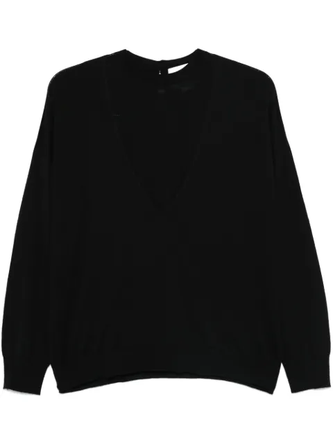 Vanisè Bijoux sweater and top set Black V30865